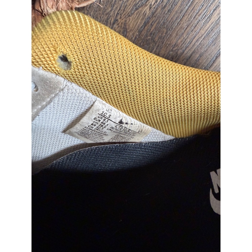 Nike Air Force 1 Low 07 LV8 Double Swoosh White University Gold CT2300-100 10.5 - Picture 8 of 8